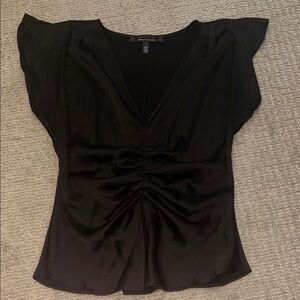 Black Satin Top